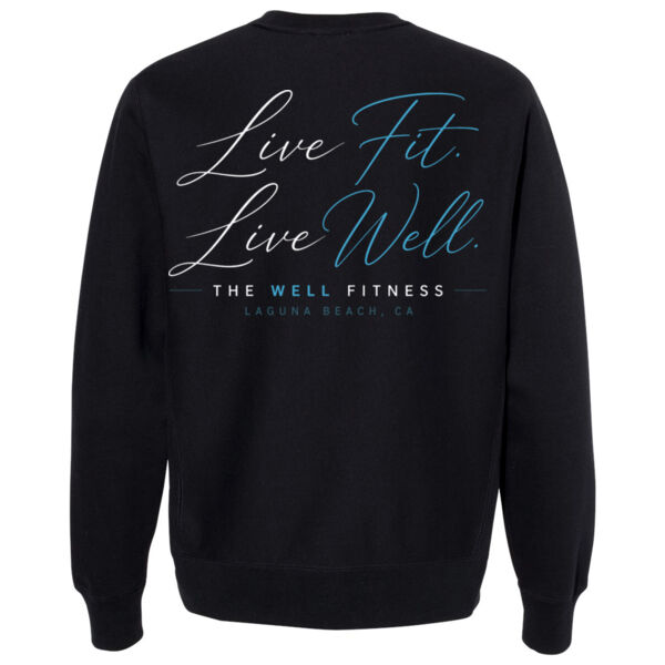LIVE FIT LIVE WELL SCRIPT - CREWNECK - $KGXY1U$ Thumbnail