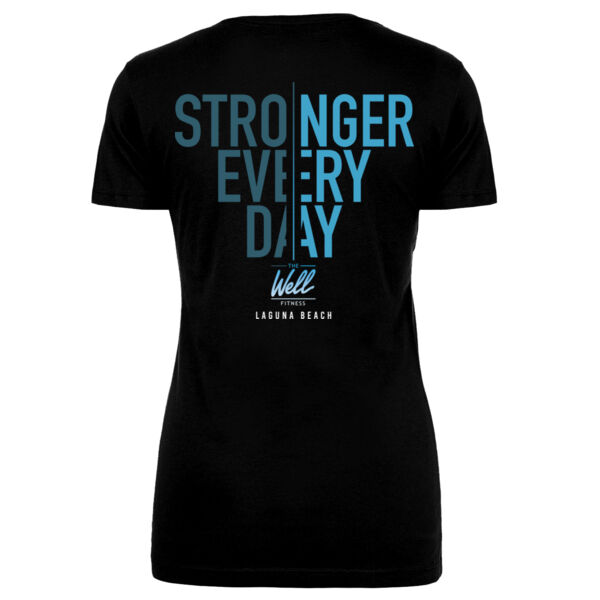 STRONGER EVERY DAY - WOMEN'S FITTED T-SHIRT - $E1CD4G$ Thumbnail